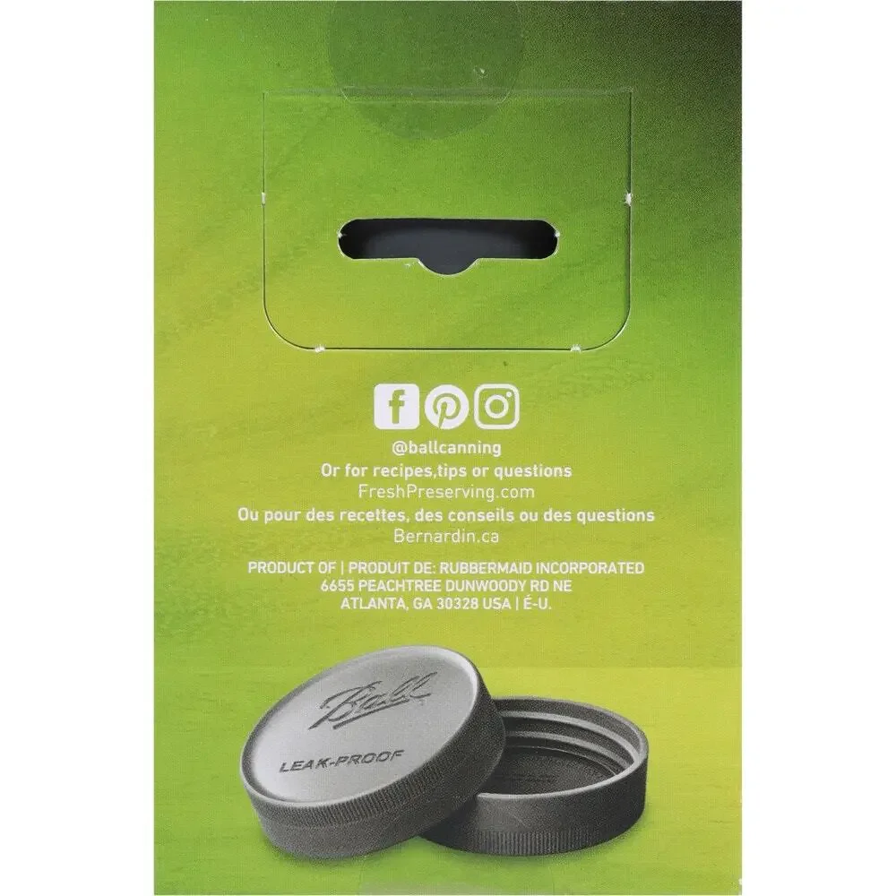 Ball Leaf-Proof Storage Regular‎ Mouth Lids (6)